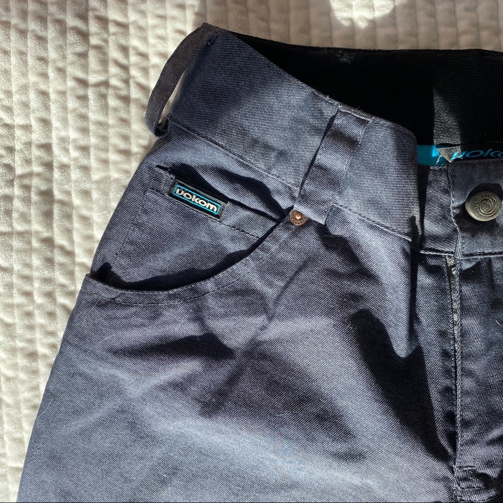 VOLCOM Womens Snow Pants, Blue, Size XS